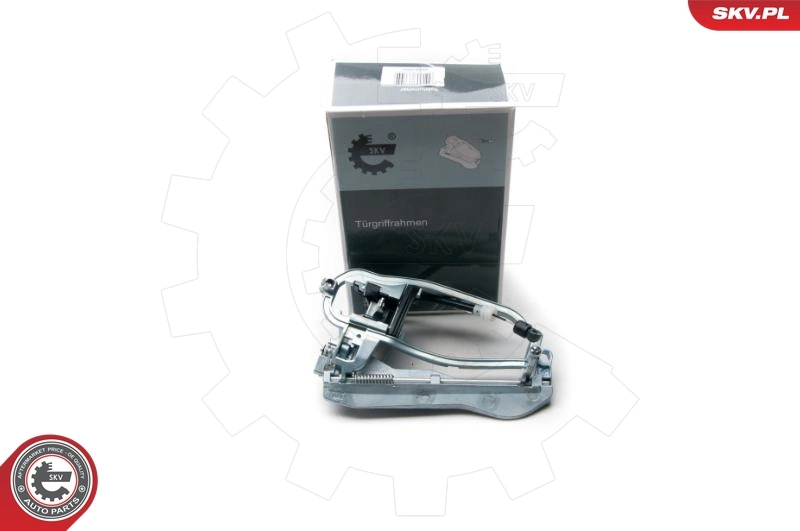 Frame, exterior door handle